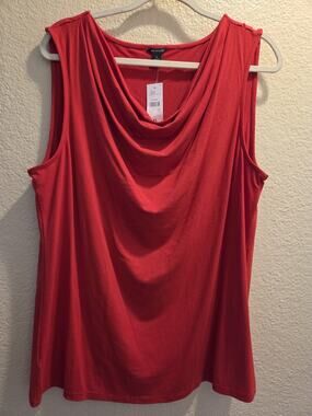 New Ann Taylor sleeveless Cowl Neck Top Size XL